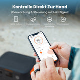 Jackery Explorer 240 v2, 256Wh LiFePO4 Solargenerator mit 300W AC/100W USB-C Ausgang, Outdoor Generator für Camping, Reise, Notfall, Camping (Generalüberholt)